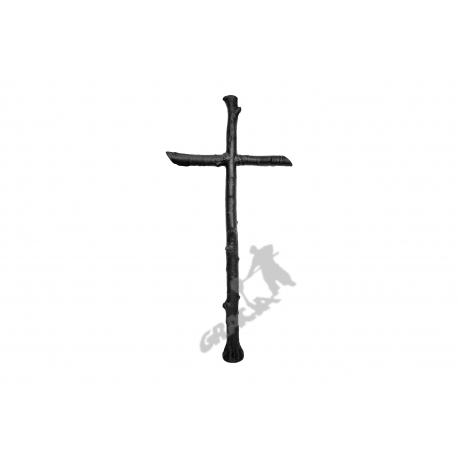 Krzyż żeliwny nr 2 - kolor czarny