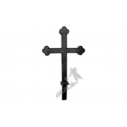 Krzyż żeliwny nr 4 - kolor czarny